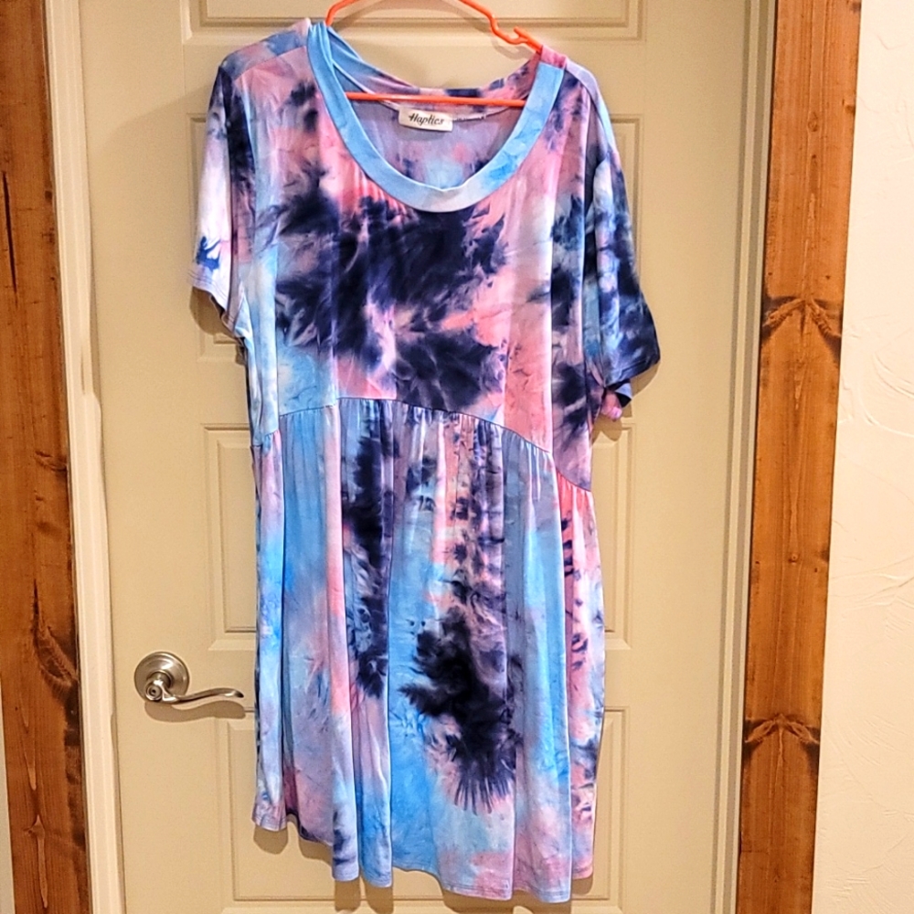 Haptics dress. Super Soft T-shirt material. 2x